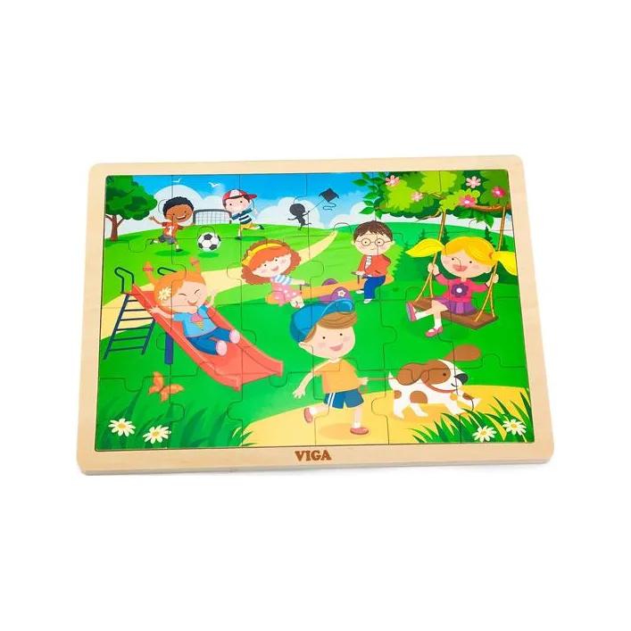 Дерев'яний пазл Viga Toys Пори року: весна, 24 ел. (51269)