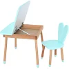 Детский стол 04-025B-DESK, со стульчиком, голубой