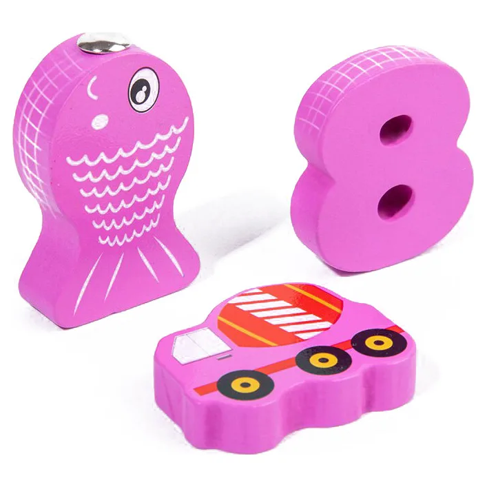 Деревянная игрушка Центр развивающий MD 1647 рыбалка, цифры, слова рус/рус