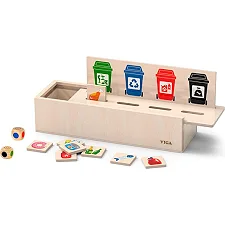 Деревянный сортер-игра Viga Toys Сортировка мусора (44504)