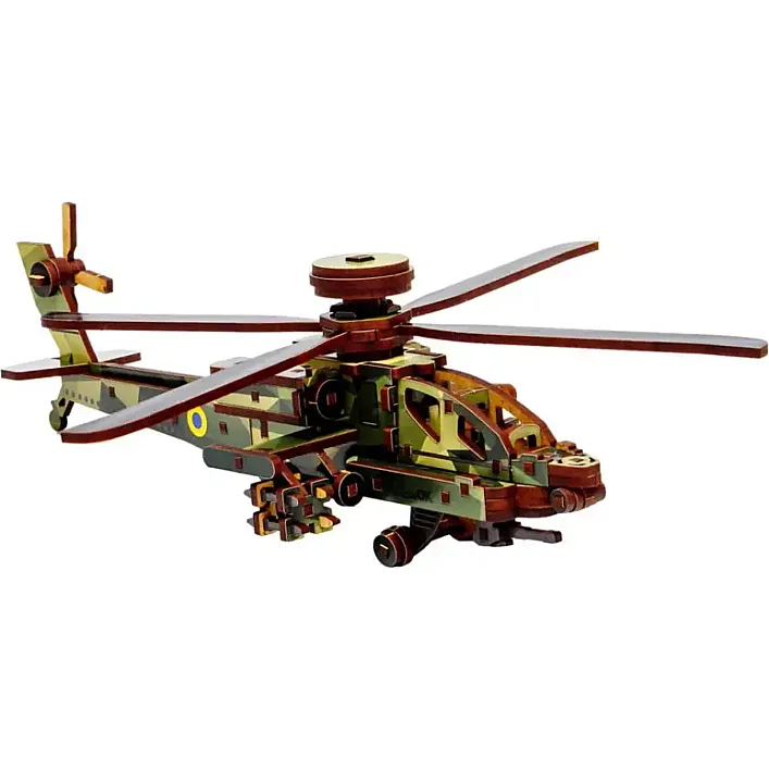 Дерев'яний 3D конструктор Sky Chopper Puz-00954 PuzzleOk (Дер9825)