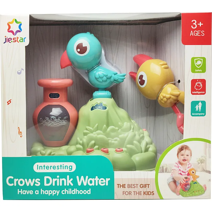 Игра "Птички пьют воду" 25876Е светиться СиняяПтичка