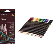Карандаши цветные профессиональные Art Pro 24цв 15160 (Кнц1605)