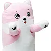 Мягкая игрушка подушка "Кит-Батон" Розовый 10104 длина 85 см VlasoToy (Мяк2947)