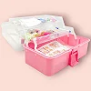 Набор для девочек "Cream Guka Set" в саквояже 258дет L5271 р.26,5*14*12см (Дев5271)