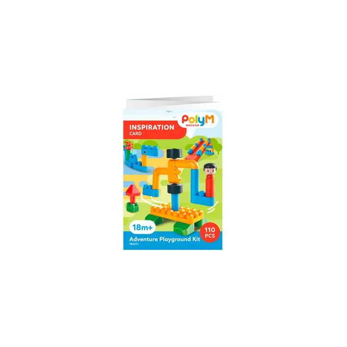 Конструктор PolyM Игровая площадка 110 деталей (760011)