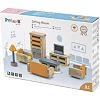 Деревянная мебель для кукол PolarB Гостиная (44037)