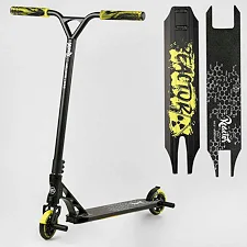Самокат трюковый RC-22211 Best Scooter (4) "Reactor" HIC-система, ПЕГИ, алюминиевый диск и дека, колёса PU, d=110мм, ширина руля 55 см