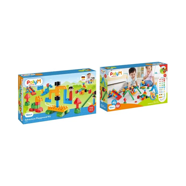 Конструктор PolyM Игровая площадка 110 деталей (760011)