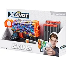 Скорострельный бластер X-Shot Skins Menace Spray Tag 8 патронов (36515D)