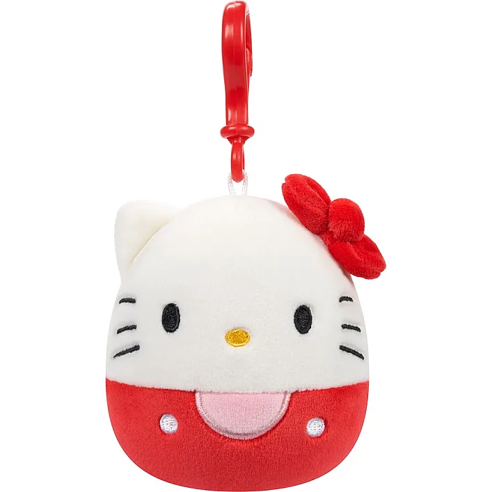 Мягкая игрушка на клипсе Squishmallows - Хеллоу Китти (9 cm)