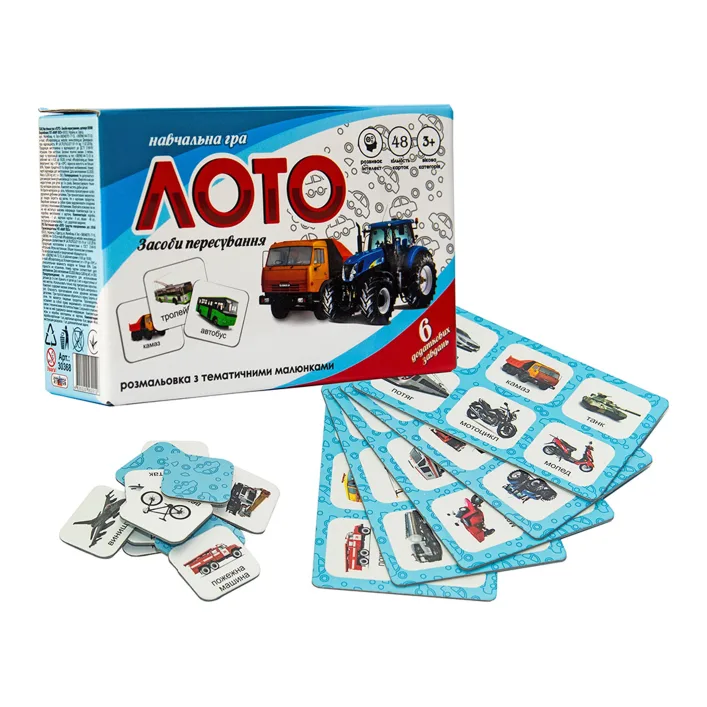 Лото "Средства передвижения" 30368 STRATEG (Нас3368)