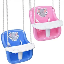 Гойдалка №6 Веселий малюк зі столиком 7006 (8) "Bamsic"