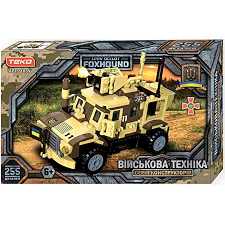 Конструктор "Военная техника" 21839 (24/2) "Teko", 255 деталей, панцирная машина Ocelot Foxhound, в коробке