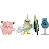Набор игровых фигурок Pokemon W18 - Клефейри, Белдум, Сирфетч'д