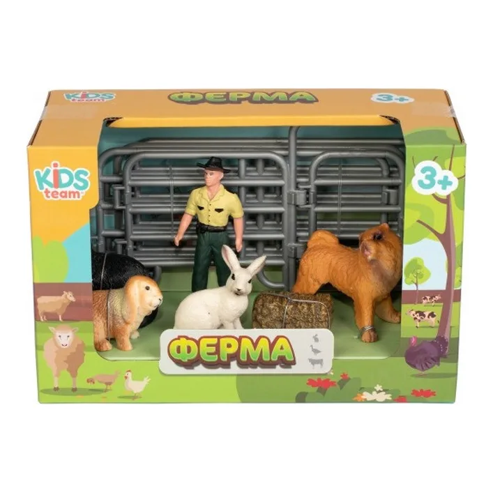 Дитячий іграшковий набір "Ферма" Q9899-X13_3 собака, кішка, кролики