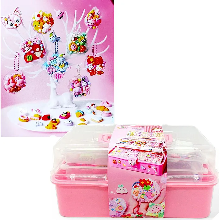 Набор для девочек "Cream Guka Set" в саквояже 258дет L5271 р.26,5*14*12см (Дев5271)