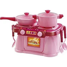Игровой набор Кухонная плита "Cooking Plate with Dishes" 71825, 7 предметов