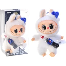 Мягкая игрушка-брелок монстрик Лабубу Пепси прозрачной коробке