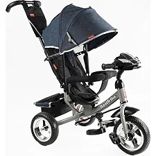 Велосипед 3-х колесный 6588 / 60-714 Best Trike (1) КОЛЕСО ПЕНА, d=25см переднее, d=20см задние, фара музыкальная, USB, Bluetooth, в коробке