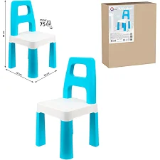 Детский стул 9710 (1) Светло-Голубой "Technok Toys", 32х32х55 см, в коробке
