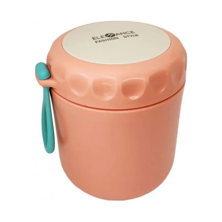 Ланчбокс з ложкою MGZ-0122(Pink) 430 мл