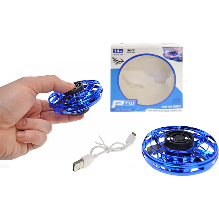 Літаючий електро-спінер "FLY SPINNER" з LED-підсвіткою в коробці 008 (Маш8008)