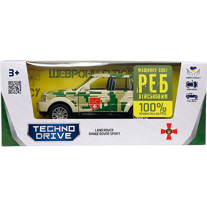 Автомодель серии Шевроны Героев - Land Rover Range Rover Sport - ОК Запад