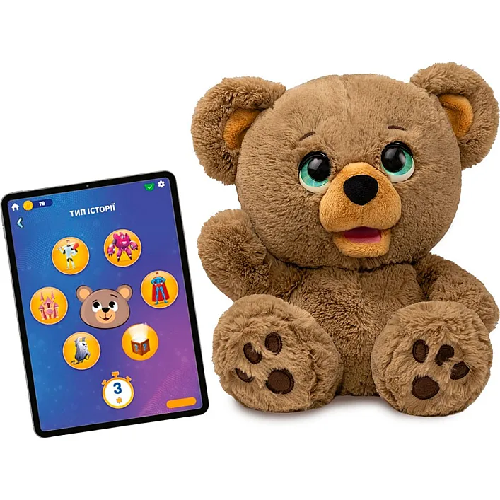 Интерактивная игрушка Plai – Медвежонок По – творец твоих историй на основе ИИ