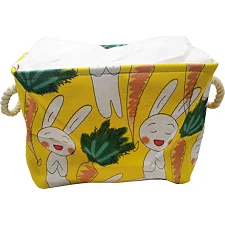 Корзина из хлопка Bambi CLR619 корзинки 35-25-26см Зайчик