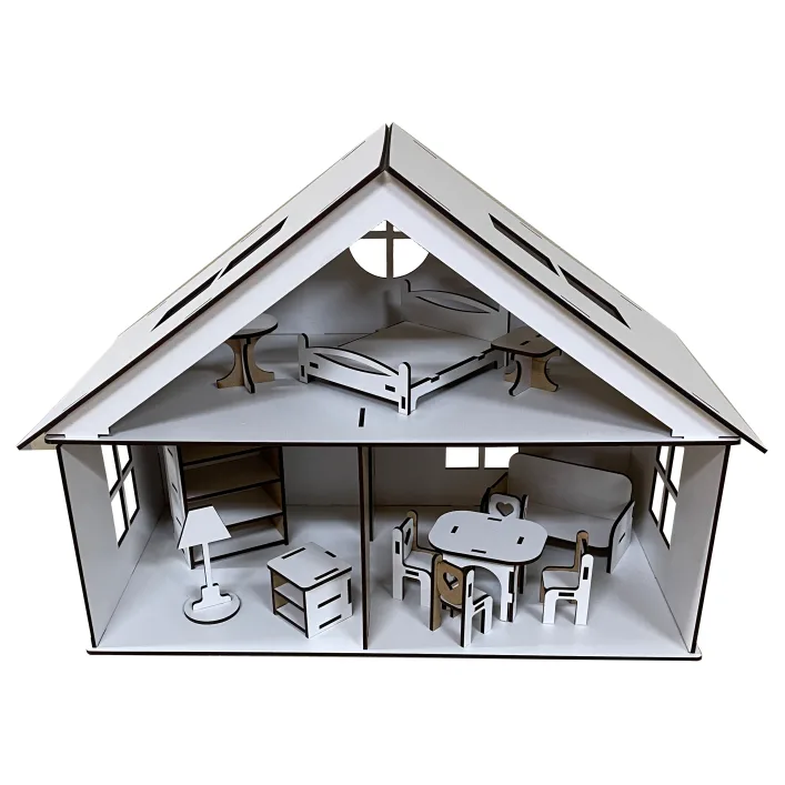Кукольный домик «LOL HOUSE» Белый 31*22*44 см (Дев4828)