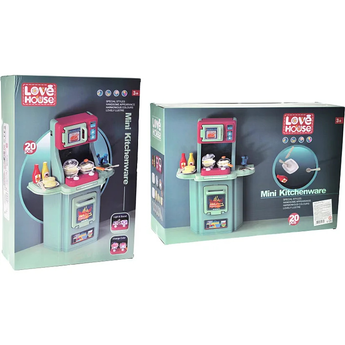 Кухонний набір XG2-12 на батарейках, в коробці р.51x15x35 см YG Toys