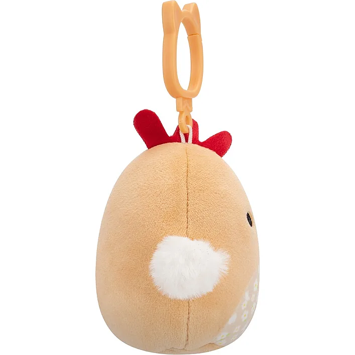 Мягкая игрушка на клипсе Squishmallows – Петушок Рути