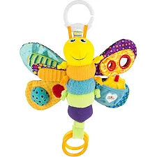 Мягкая игрушка-подвеска Lamaze Бабочка с прорезывателем и пищалкой (L27024)