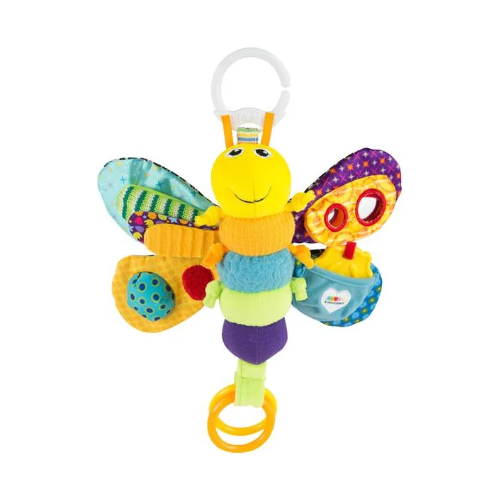 Мягкая игрушка-подвеска Lamaze Бабочка с прорезывателем и пищалкой (L27024)