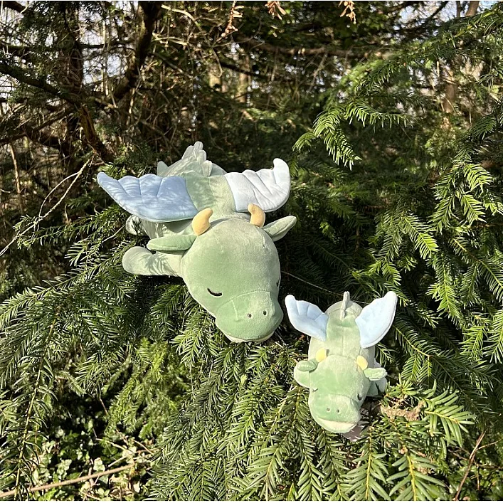 М'яка іграшка Plush - DRAGO- Дракон- Розмір L - 53см, Trousselier (J6033)