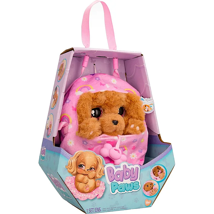 Интерактивная игрушка BABY PAWS – Щенок КОКЕР-СПАНИЕЛЬ МЕГГИ (с аксессуарами) (Мяк5456)