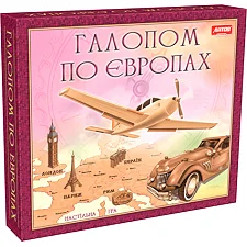 Настольная игра "Галопом по Европе" 0840 развивающая