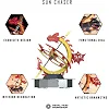 Коллекционная модель-конструктор Metal Time Sun Chaser Dragon Stand Clock Солнечные часы (MT025)