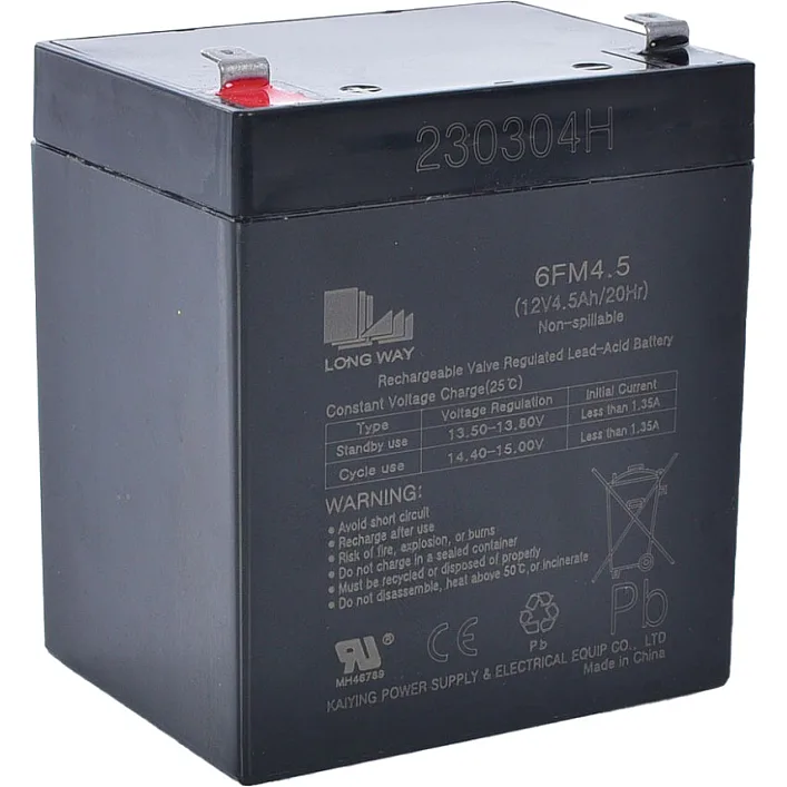 Аккумуляторная батарея универсальная LONG WAY 12V4,5Ah-BATTERY