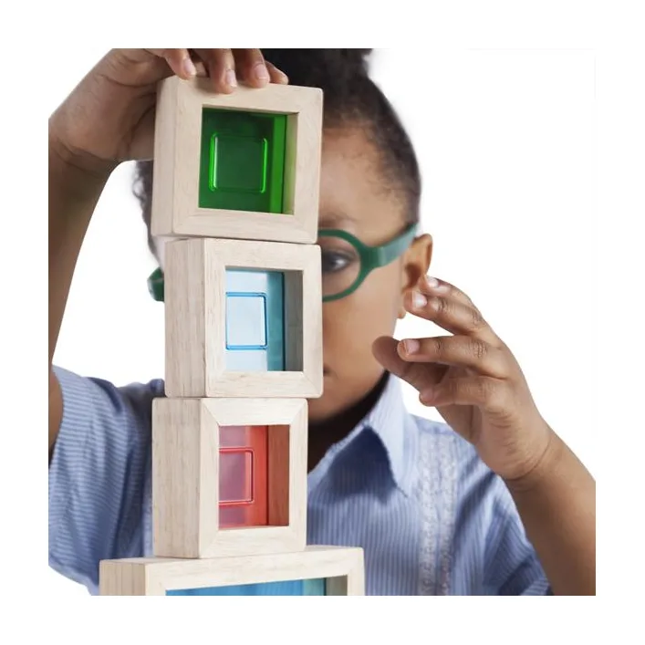 Кубики Guidecraft Block Play Большая радуга, 14 см, 30 шт. (G3016)