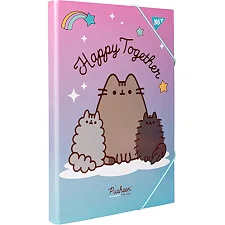 Папка для работы Yes картонная A4 "Pusheen" 500236 (Кнц8354)