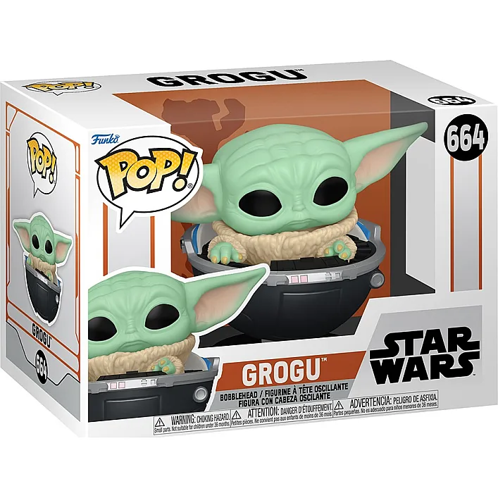 Игровая фигурка Funko Pop! cерии Мандалорец – Малыш Грогу в коляске