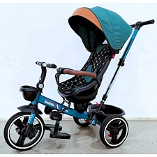 Велосипед 6390 &ndash; 14-154 BestTrike "Oscar" (1) ПОВОРОТНОЕ СИДЕНИЕ, РУЛЬ СОСТАВЛЯЕТСЯ, КОЛЕСА С ПРОГУЛИТЕЛЬНЫМ PU, КОРЗИНА, ТЕЛЕСКОПИЧЕСКАЯ РУЧКА