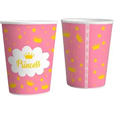 Бумажные стаканчики Твоя Забава "Princess" 10шт/уп. (250мл.) 12029 (Дер0782)