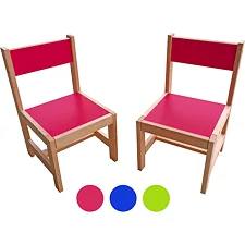 Стульчик детский деревянный бук 04341 г. 50*31*29 см (Укр4341)