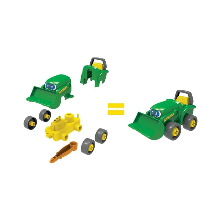 Конструктор John Deere Kids Трактор с ковшом и прицепом (47209)