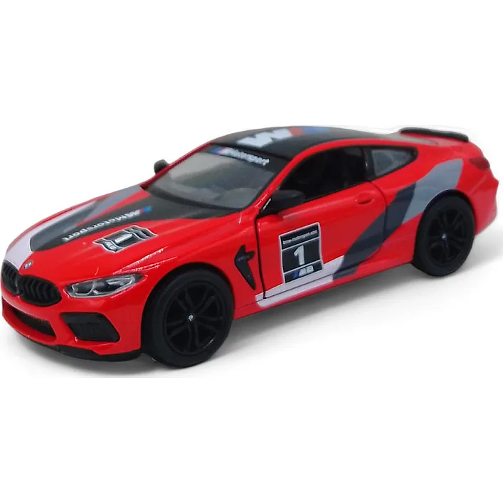 Машинка Kinsmart "BMW M8 Competition Coupe 5", красная