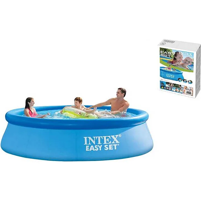 Intex Басейн наливний. 28110 NP (1) розміром 244х76см, об'єм: 2420л, вага: 6,3 кг