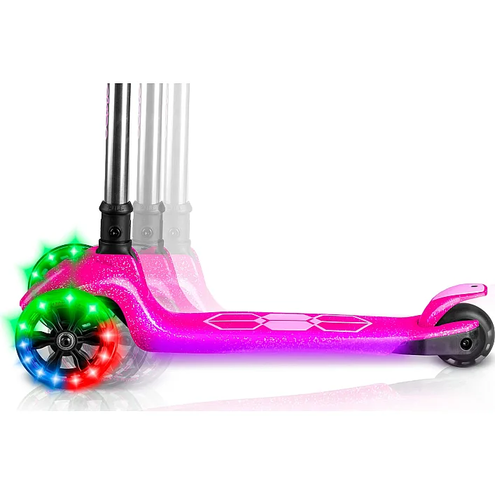 Самокат дитячий триколісний Ricokids Jelly рожевий